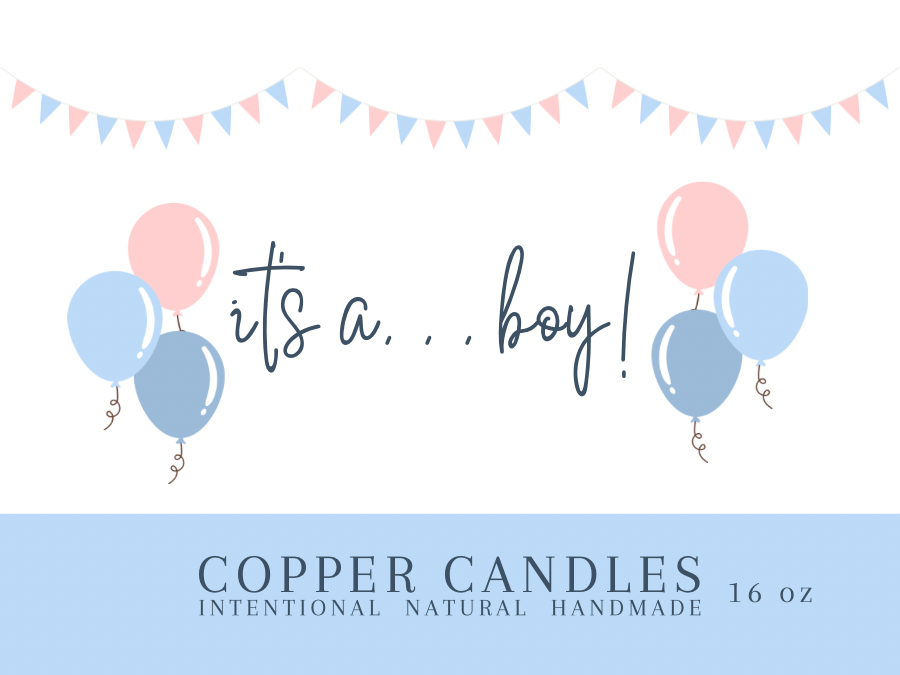 Custom Candle Label – Copper Candles